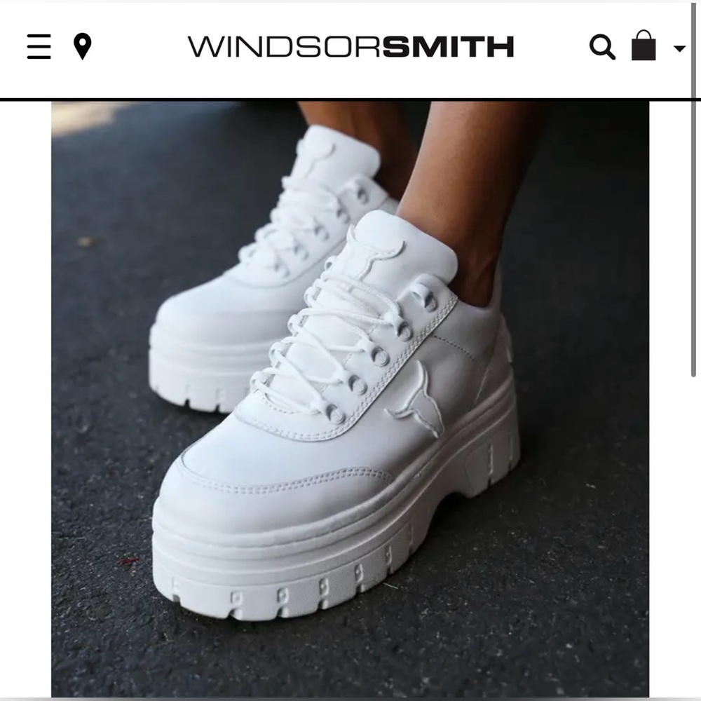 Windsor Smith White Chunky Sneakers - Brand New
